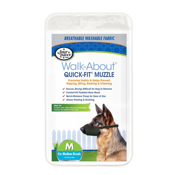 Four Paws Quick-Fit Muzzle For Dogs