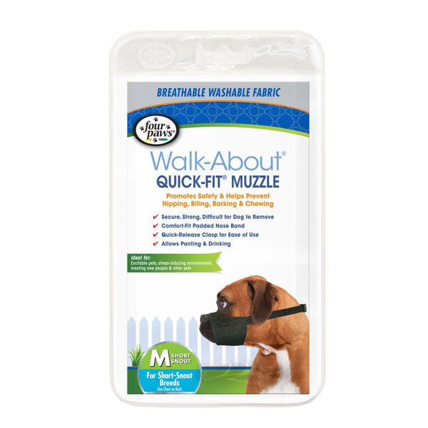 Four Paws Quick-Fit Muzzle For Dogs
