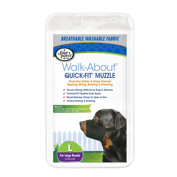 Four Paws Quick-Fit Muzzle For Dogs