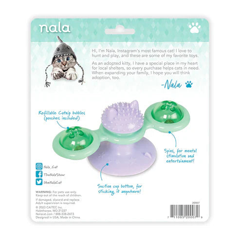 Hero Nala Whirly Bird Spinner Cat Toy (7.7"L x 6.7"W x 3.0"L)