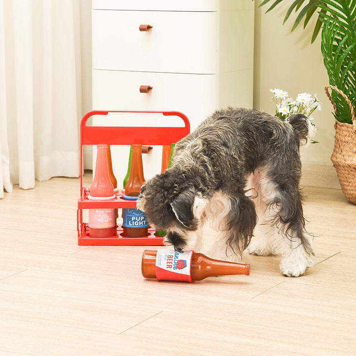 Boozy Tailz – Canine Beer – TPR Rubber Dog Toy