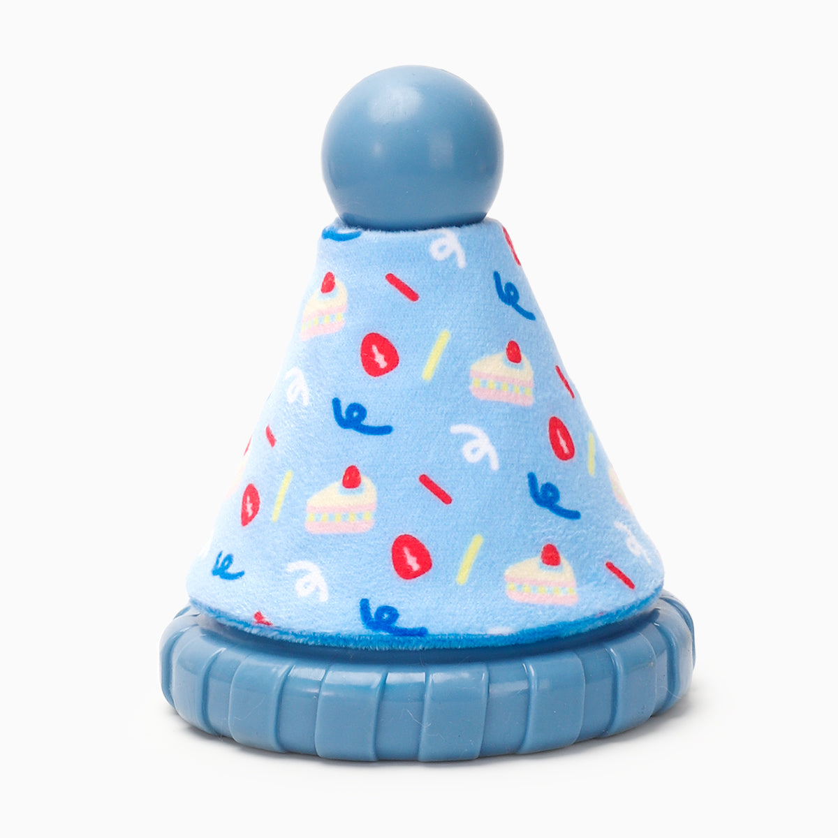 Yappy Birthday –  Blue Party Hat – TPR Rubber Dog Toy