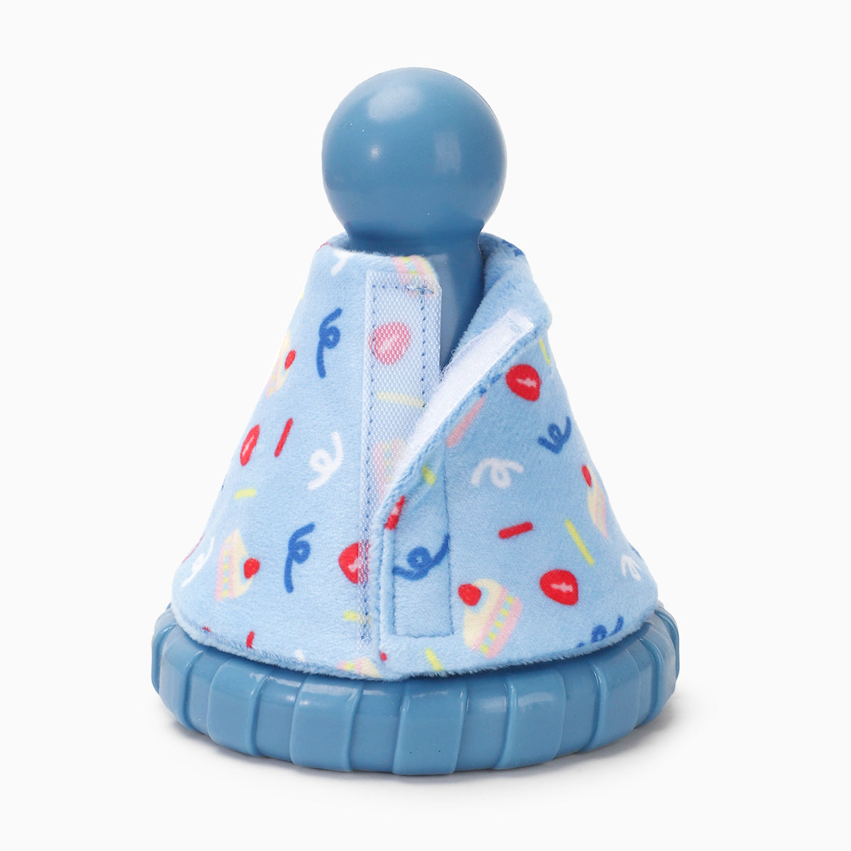 Yappy Birthday –  Blue Party Hat – TPR Rubber Dog Toy