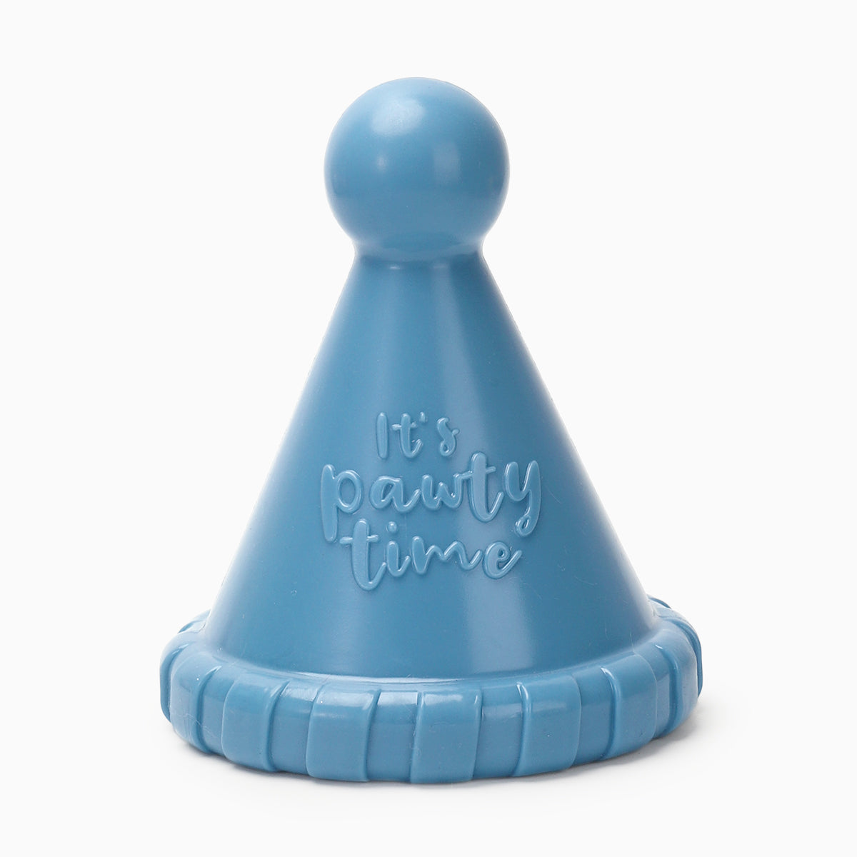 Yappy Birthday –  Blue Party Hat – TPR Rubber Dog Toy