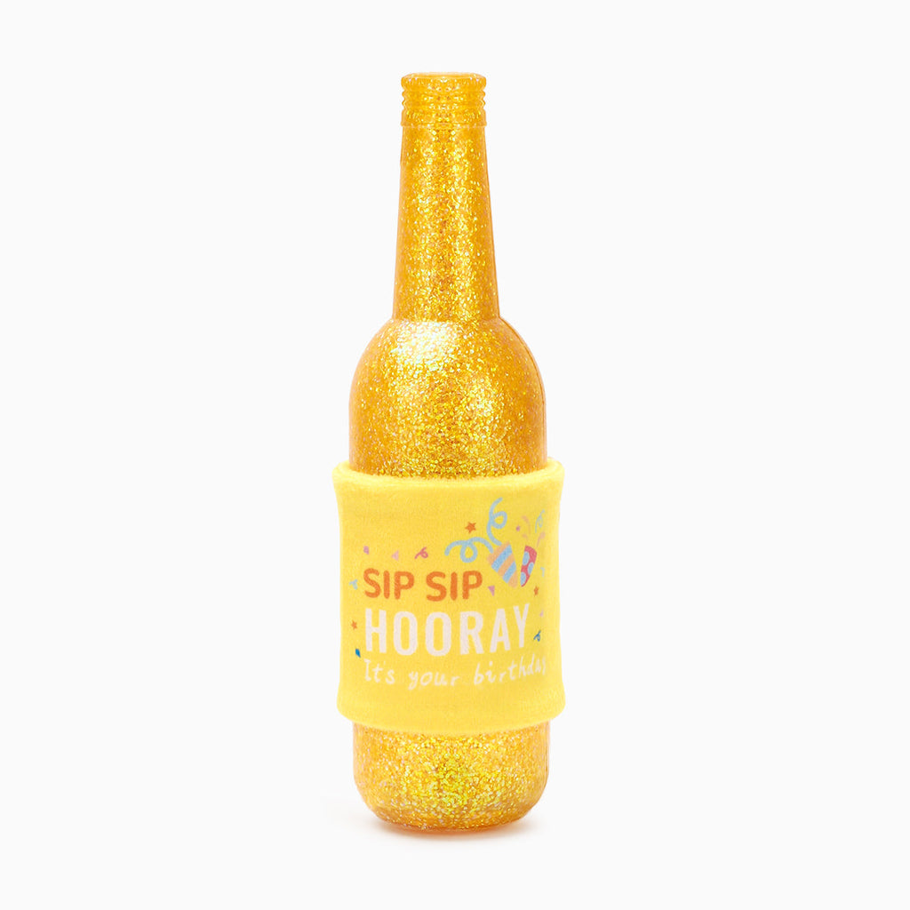 Yappy Birthday – Birthday Wine – TPR Rubber Dog Toy