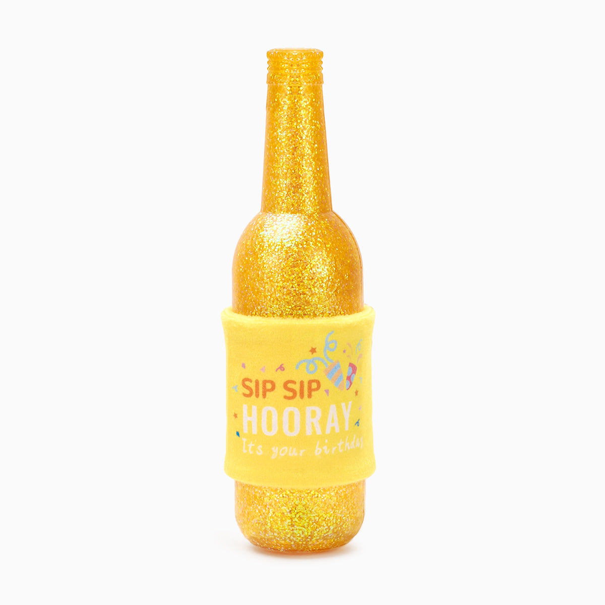 Yappy Birthday – Birthday Wine – TPR Rubber Dog Toy