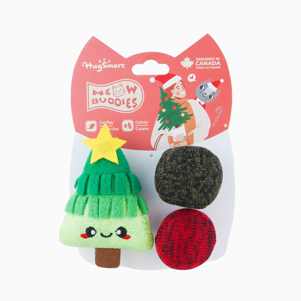 Holiday Feline  – Xmas Tree