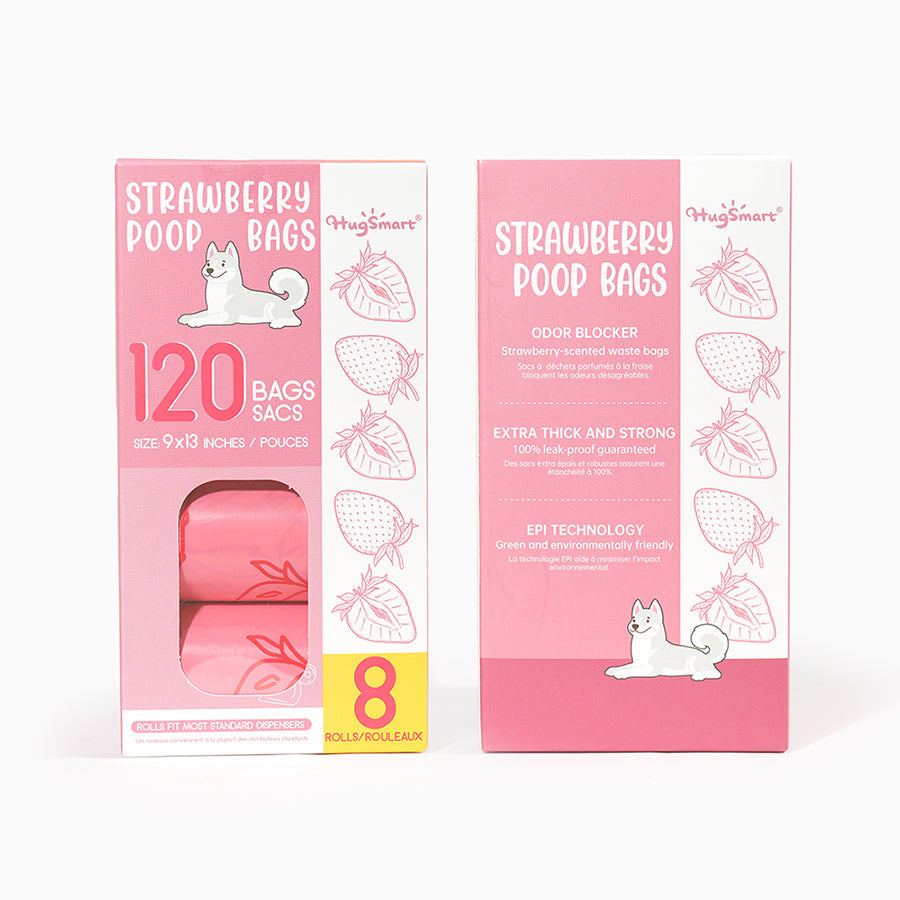 Strawberry 8 Rolls - 120 Bags