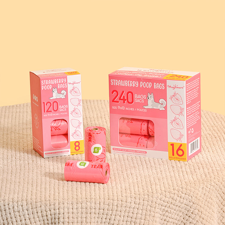 Strawberry 8 Rolls - 120 Bags