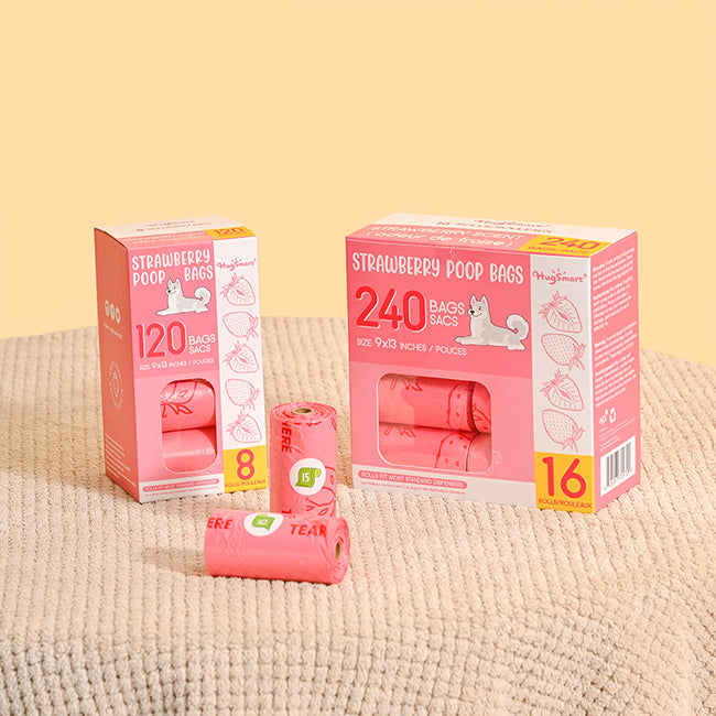 Strawberry 16 Rolls - 240 Bags