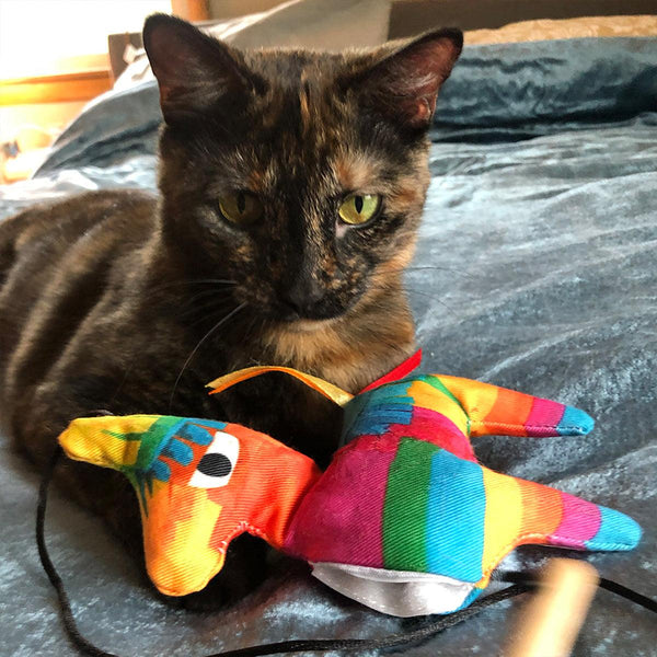 Meowijuana Get Smashed Refillable Llama Piata Catnip Cat Toy
