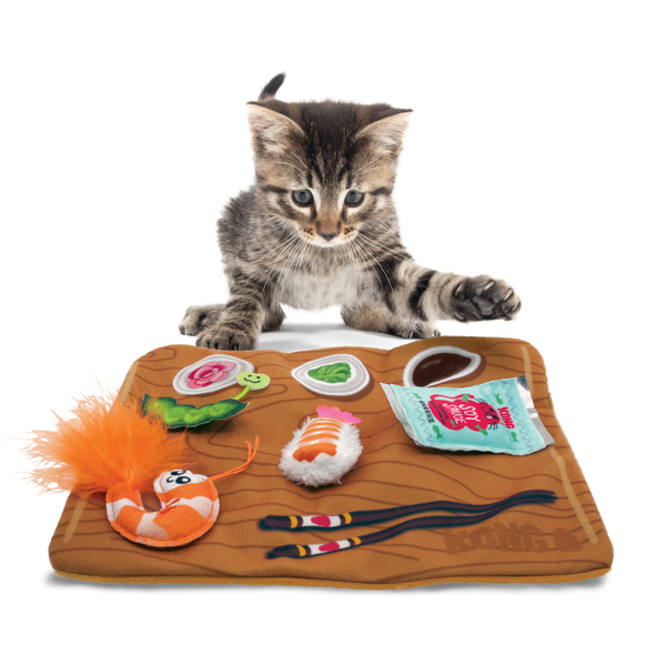 KONG Pull-A-Partz Sushi Cat Toy