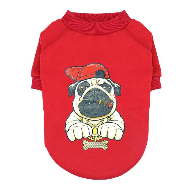 Small Medium Dogs Cats Ropa Perro French Bulldog Pug Chihuahua Clothing S-2XL