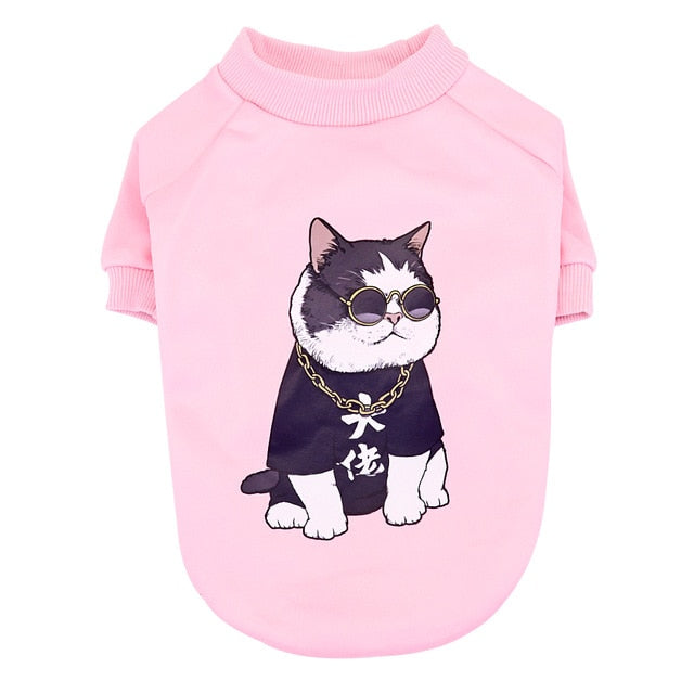 Small Medium Dogs Cats Ropa Perro French Bulldog Pug Chihuahua Clothing S-2XL